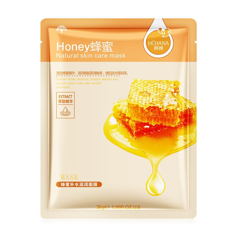 Skin Care Natural Fruit Plant Facial Mask Moisturizing / Oil-Control - Fruit Face Mask  / FREE shipping