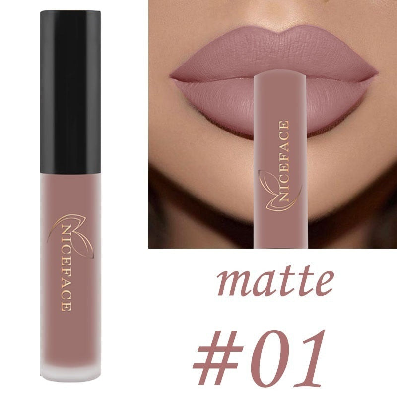 Best Lip Gloss/ Lipstick 25 Colors Waterproof Matte Lip Gloss Liquid / Buy 6 get 1 FREE / Enter Code 1G3G7SQNGXFP /  FREE Shipping