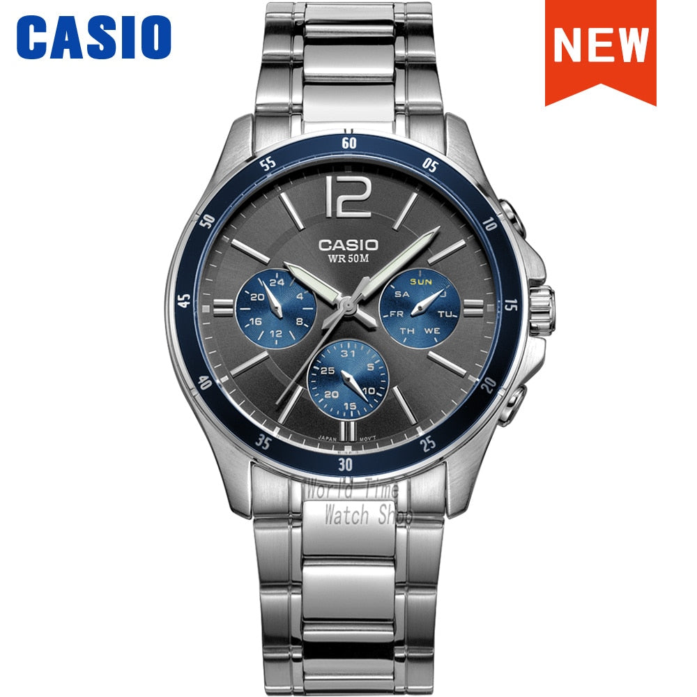 Men's Casio Luxury wrist watch Top brand luxury 50m Waterproof / FREE Shipping