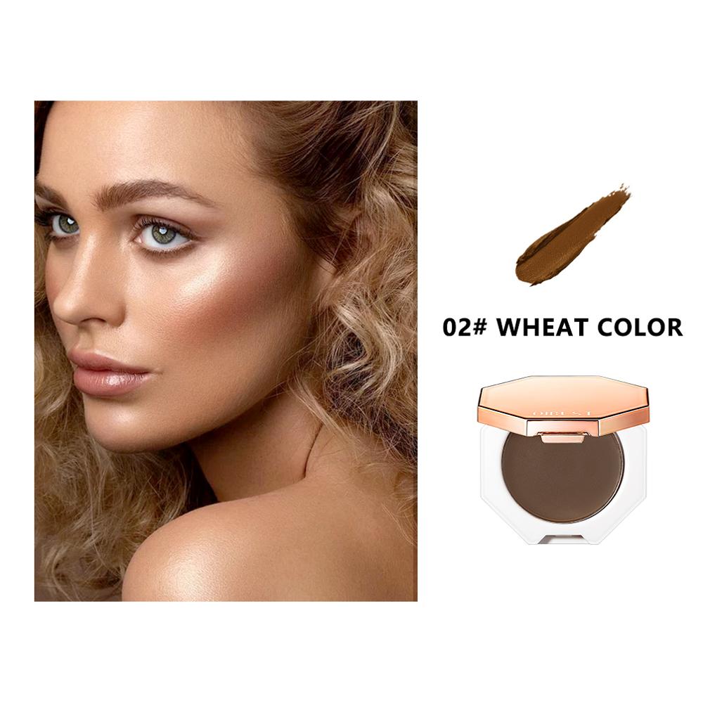 QIBEST Face Makeup Bronzer Palette Silky Cream / Buy 4 get 1 FREE enter Discount Code CVECF182N19G  / FREE Shipping