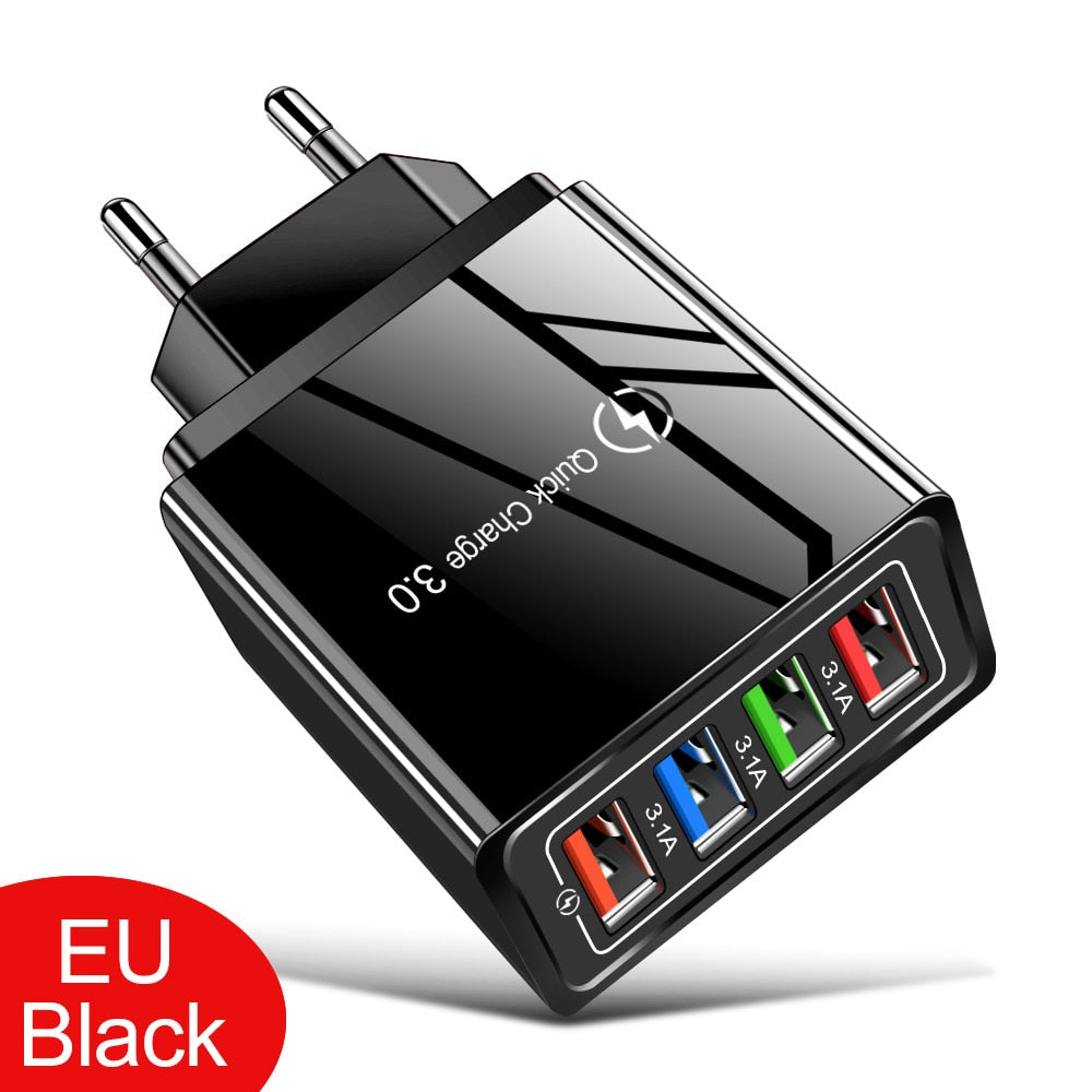 USB QC Wall Plug Quick Charger 3.0 For iPhone 12 Pro-Max Tablet / Buy 25 get 10 FREE / Enter Code  5M6TST0TF4FN /  Shipping