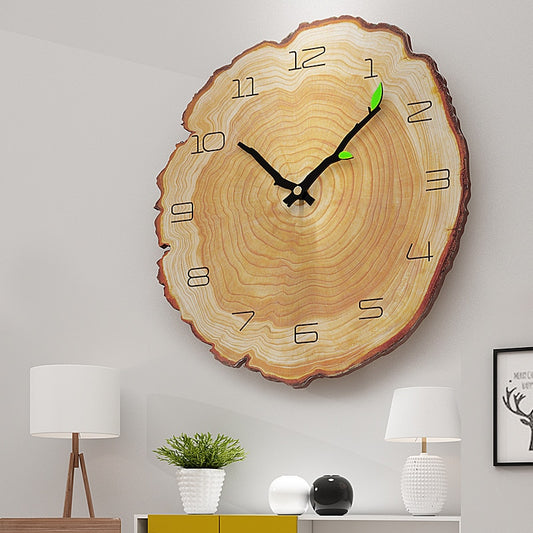 3D Wood Grain 12 inch Wall Clock  - Quartz / FREE Shipping - tracking available