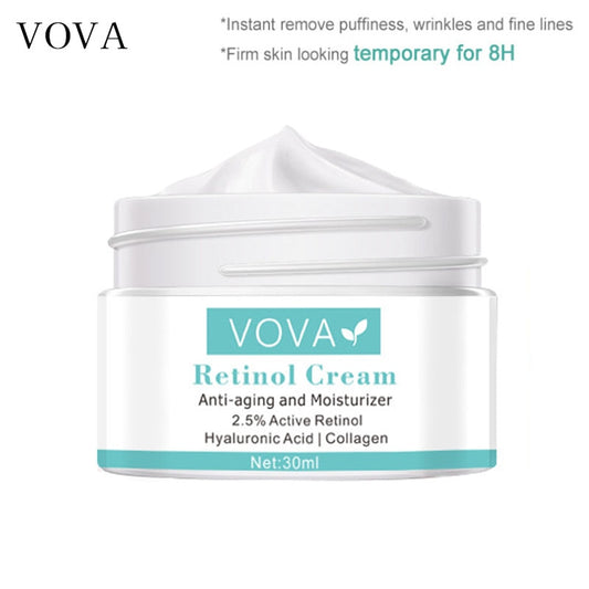 VOVA Retinol Anti Wrinkle Face Cream Collagen / Hyaluronic Acid  /  Retinol Improves Skin  tone /  FREE Shipping