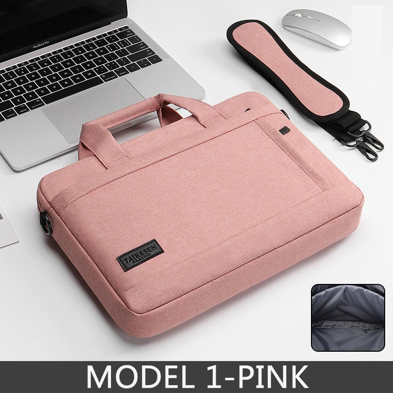 Laptop Bag Sleeve Case Protective Shoulder Carrying Case For pro 13 14 15.6 17 inch Macbook / FREE Shipping