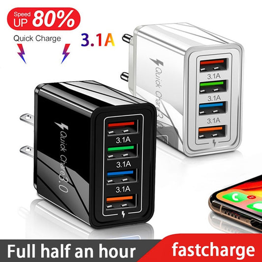 USB QC Wall Plug Quick Charger 3.0 For iPhone 12 Pro-Max Tablet / Buy 25 get 10 FREE / Enter Code  5M6TST0TF4FN /  Shipping