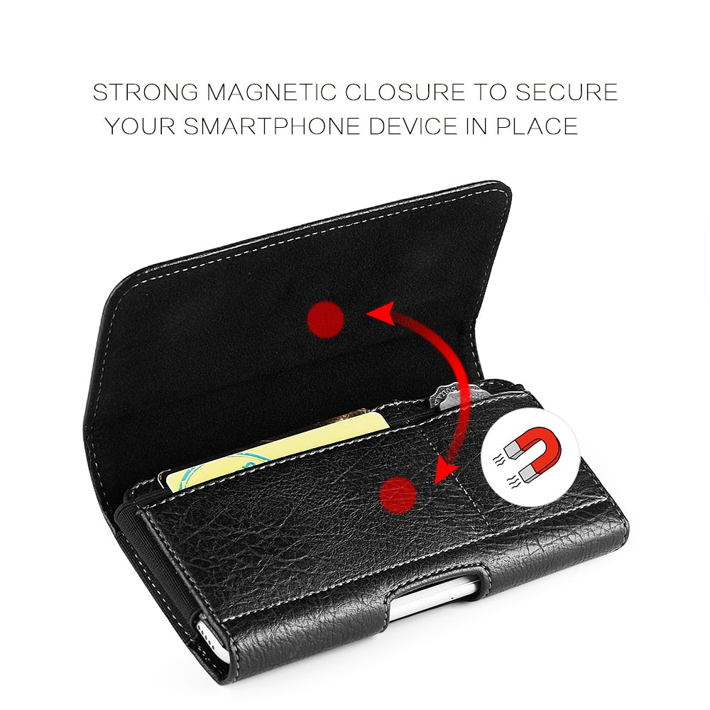 Universal Leather Phone Case Belt clip for Samsung at checkout select Model / FREE  Shipping