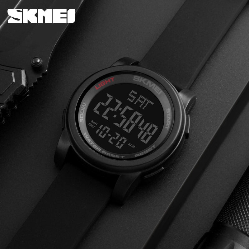 SKMEI Top Luxury Sport Watch for Men /  Alarm Clock / Waterproof /  Multifunction Digital Watch