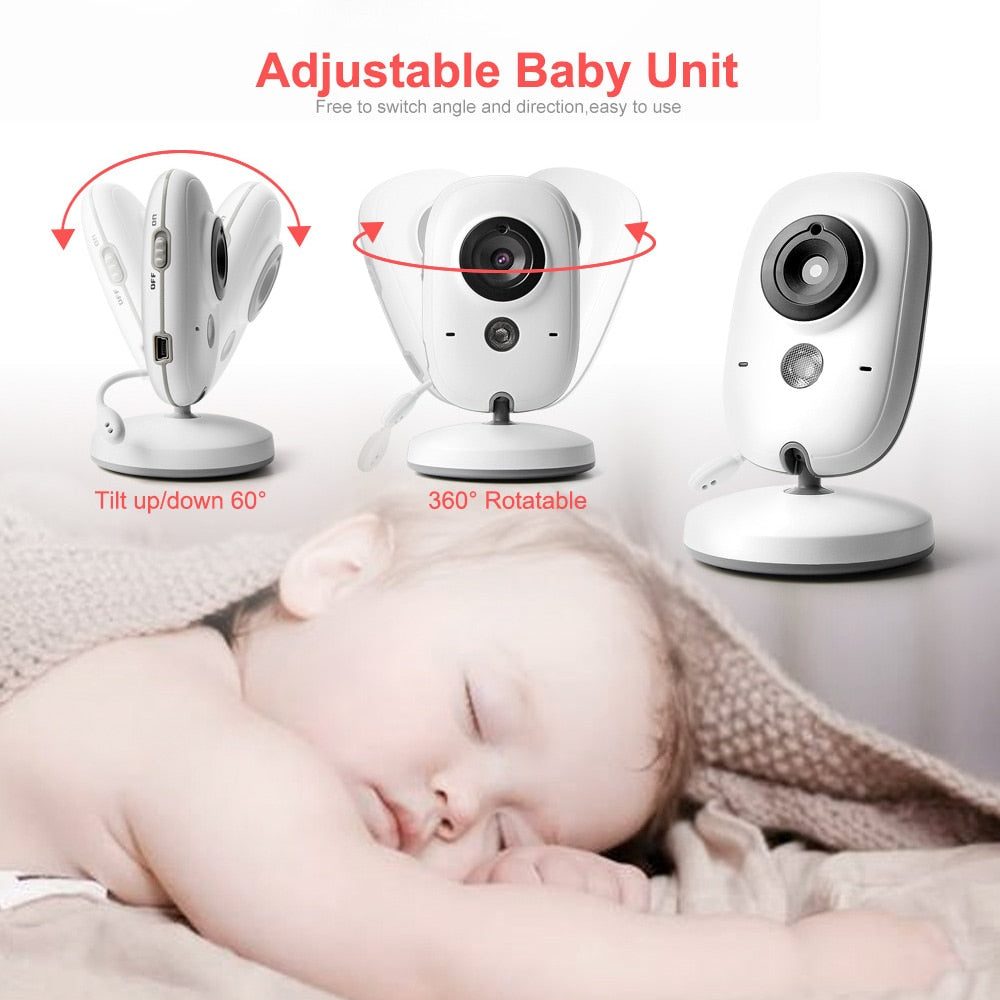 VB603 Video Security Camera Baby Monitor 2.4G Wireless and 3.2 Inches LCD 2 Way Audio / Free Shipping