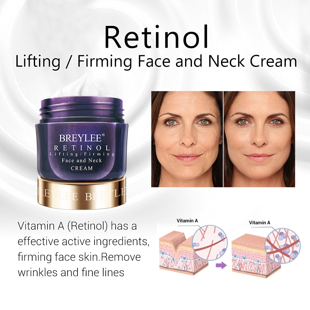 BREYLEE Face Retinol/ Hyaluronic Acid / Vitmain C facial Cream 40g / FREE shipping