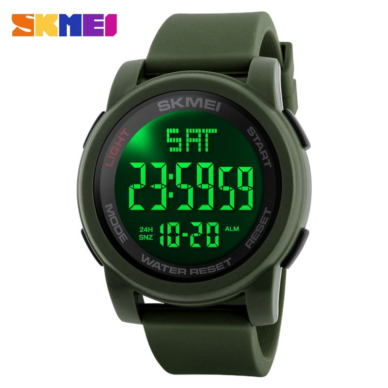 SKMEI Top Luxury Sport Watch for Men /  Alarm Clock / Waterproof /  Multifunction Digital Watch