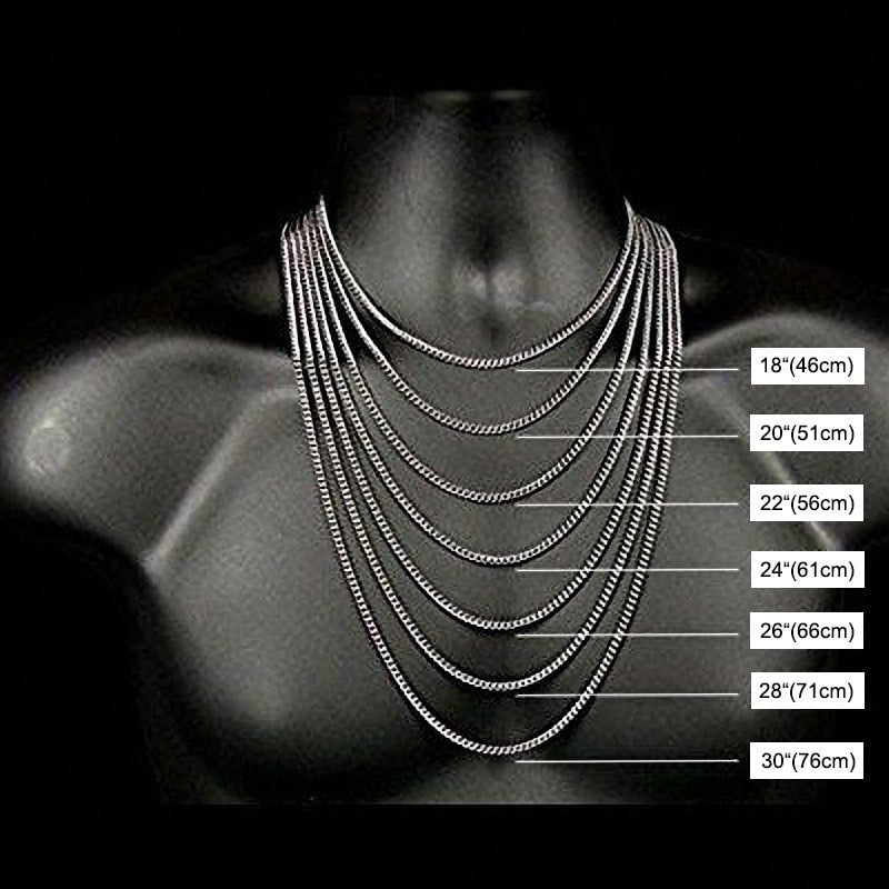Vnox Cuban Link Chain Necklace Stainless Steel Gold or Silver / Buy 5 get 1 FREE / Enter Code RC7A4FPXGSRC /Free Shipping