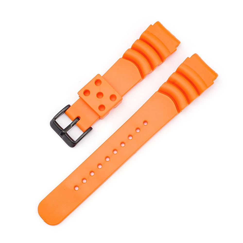 20mm 22mm 24mm Diving Watch Straps for Seiko or Casio  / FREE Shipping