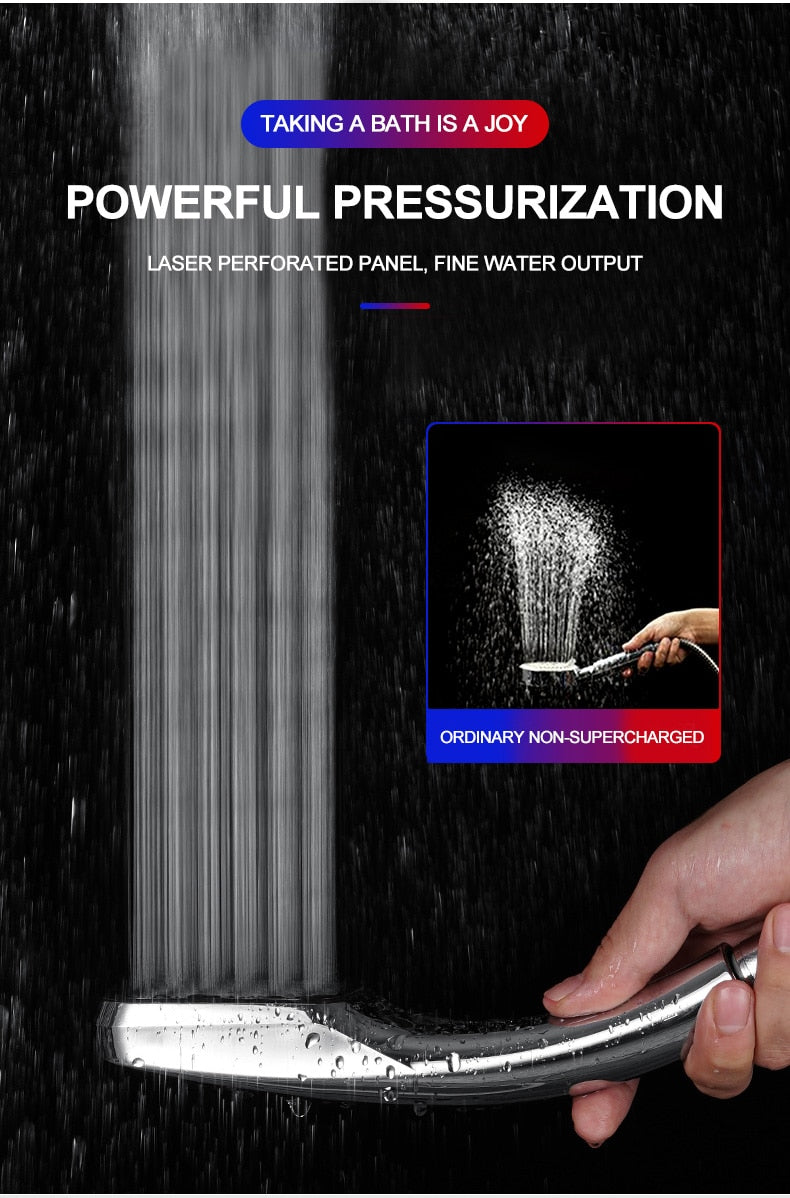Shower Head 300 Holes High Pressure Rainfall Shower for Salon or Bathroom / Buy 6 get 2 FREE / Enter CODE 3MPFNWZ2D0P4 /  FREE Shipping