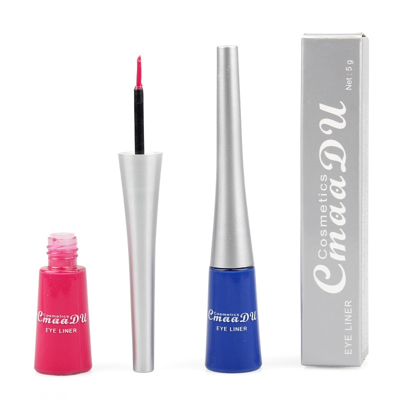 Cmaadu Cosmetics Colorful Liquid Eyeliner Waterproof  Eyeliner Gel / Buy 6 get 1 FREE / Enter Code NND4EY0NDCRE / FREE Shipping