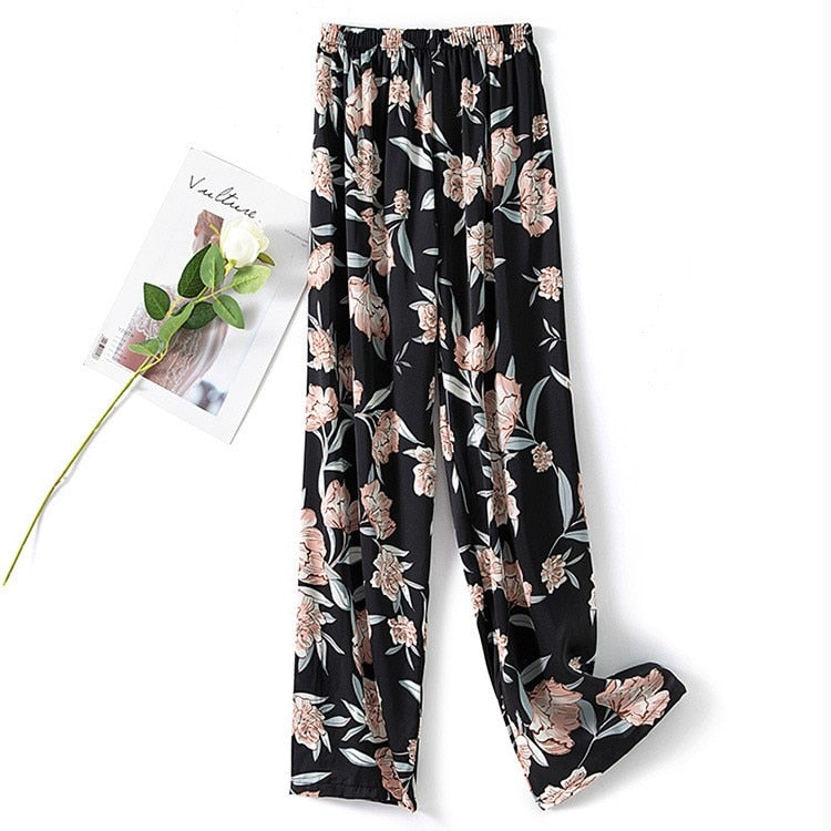 Ladies Intimate Lingerie Sexy Robe /  Kimono / soft Satin Print Flowers / FREE Shipping