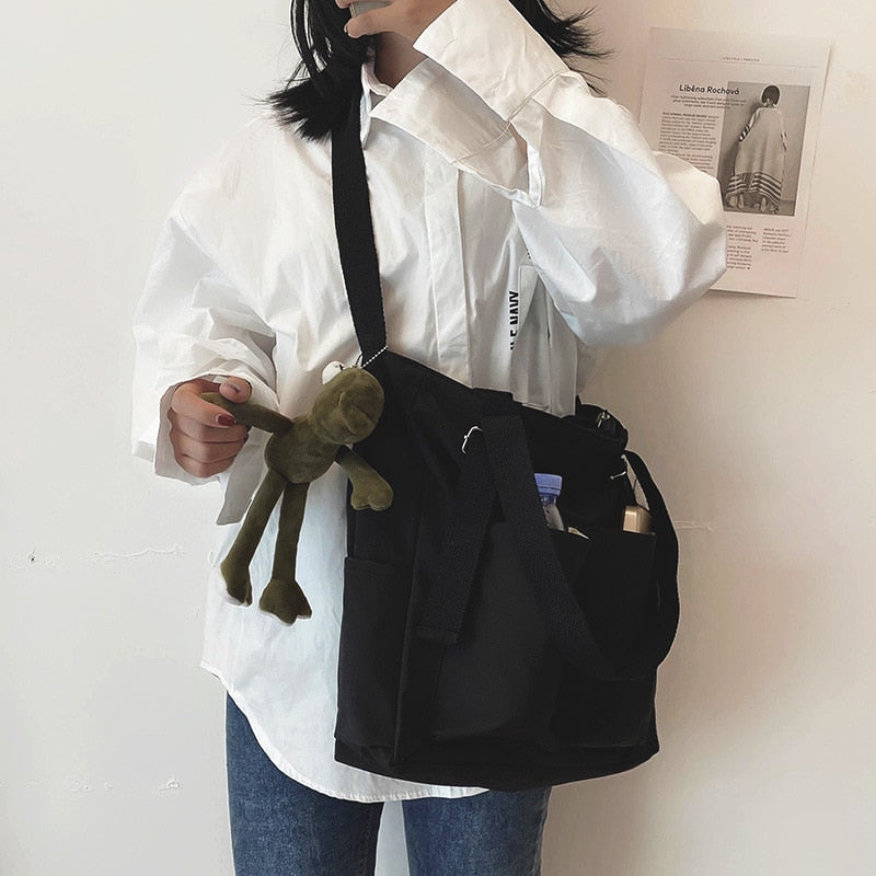 Ladies  Bag great for work/Salon or beach with Zipper / Nylon Waterproof / Large Capacity Tote Shoulder Bag  / FREE Shipping