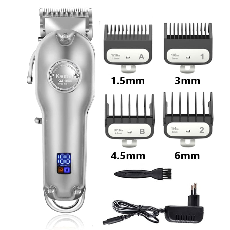 Kemei Professional  Mombo Kit  KM-1986, KM-1949, KM-1102  3-piece Combo set USB Charger / Trimmer, Cutter, electric shaver for men /  FREE Shipping
