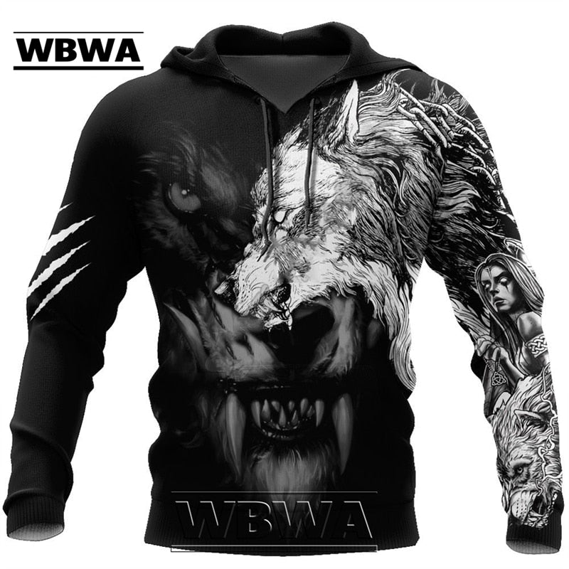 Ladies / Men's hoodie with Lion and   3D animal images  Streetwear Fashion  / FREE shipping