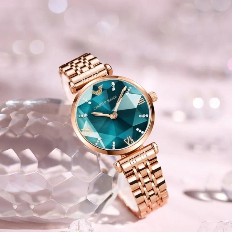 POEDAGAR 9313 Elegant Ladies Watch with sparkling Diamonds-luminous/FREE Shipping