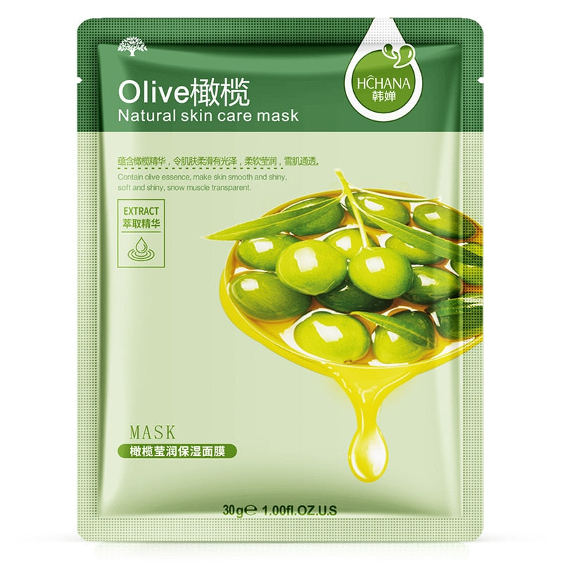 Skin Care Natural Fruit Plant Facial Mask Moisturizing / Oil-Control - Fruit Face Mask  / FREE shipping