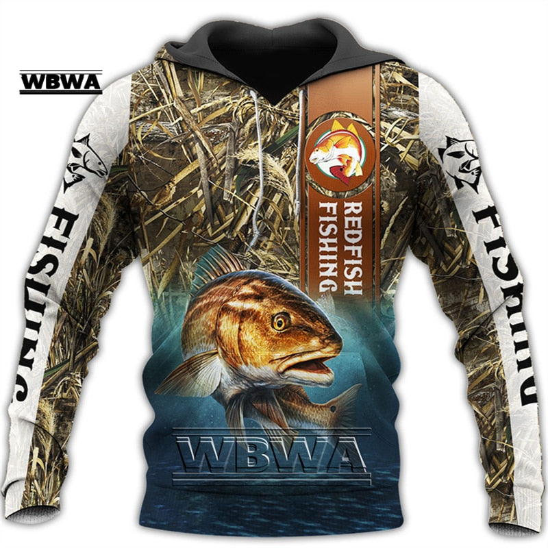 Fishing Hoodies for Women/Men of Salmon/ Bass/ Mahi and fish images / FREE shipping