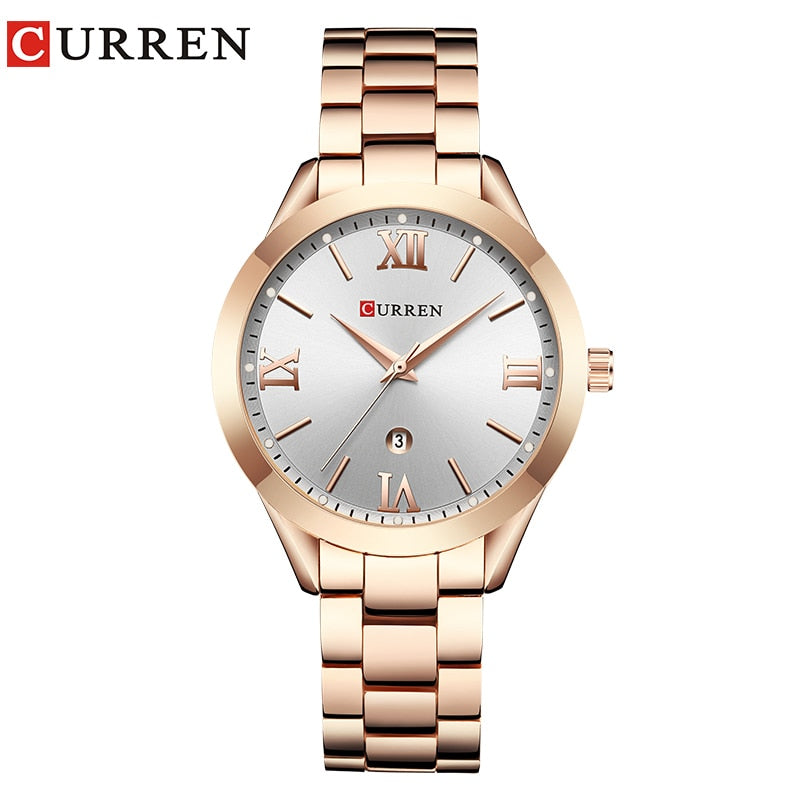CURREN  beautiful  Gold  Ladies Wrist  Watch ,  Quartz /  FREE Shipping