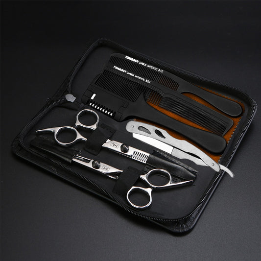 Professional Japan 440c 6 Inch Hair Scissors Set /  Cutting Shears / Thinning Barber Scissors Set / Barber Hairdressing Scissors  / FREE Shipping