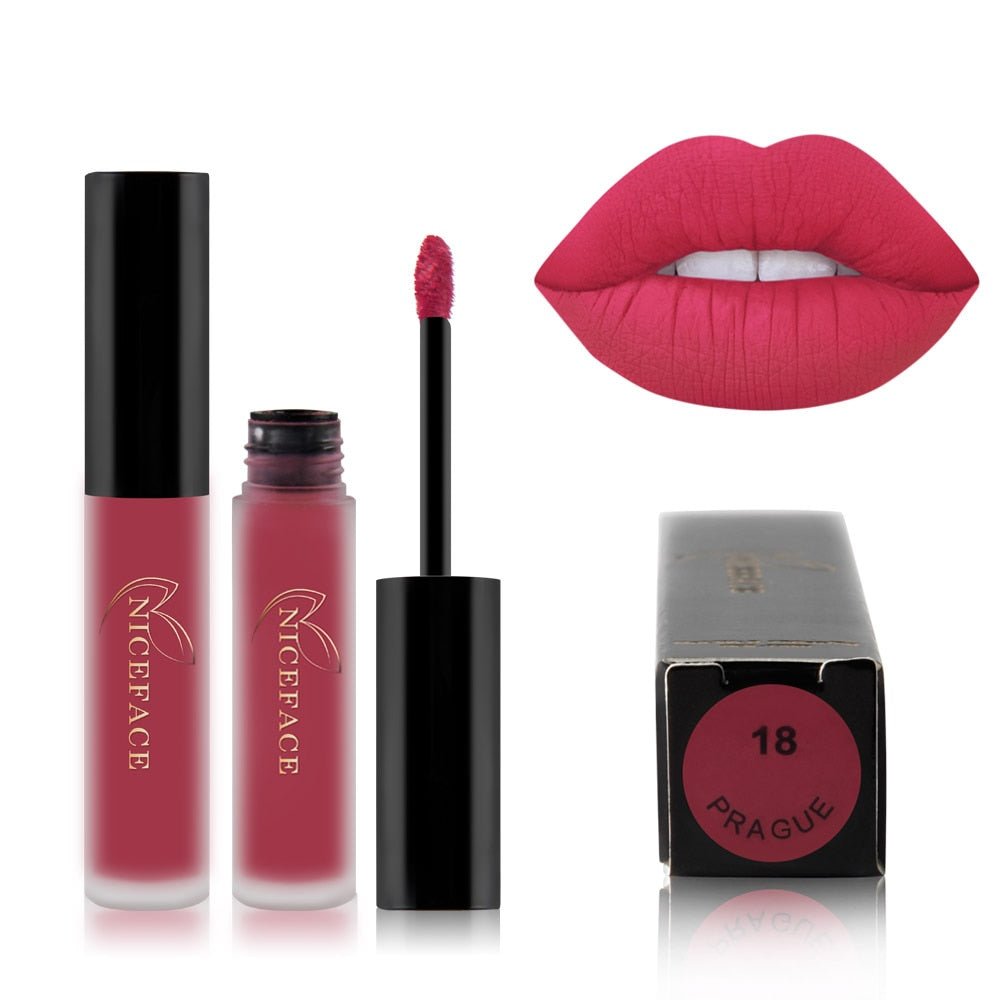 Best Lip Gloss/ Lipstick 25 Colors Waterproof Matte Lip Gloss Liquid / Buy 6 get 1 FREE / Enter Code 1G3G7SQNGXFP /  FREE Shipping