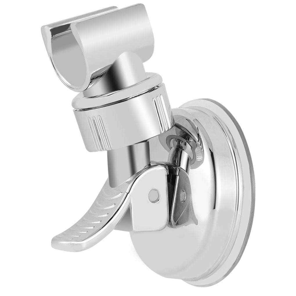 Shower Head Holder Adjustable  Suction Cup Full Plating for Salon or Bath / FREE Shipping