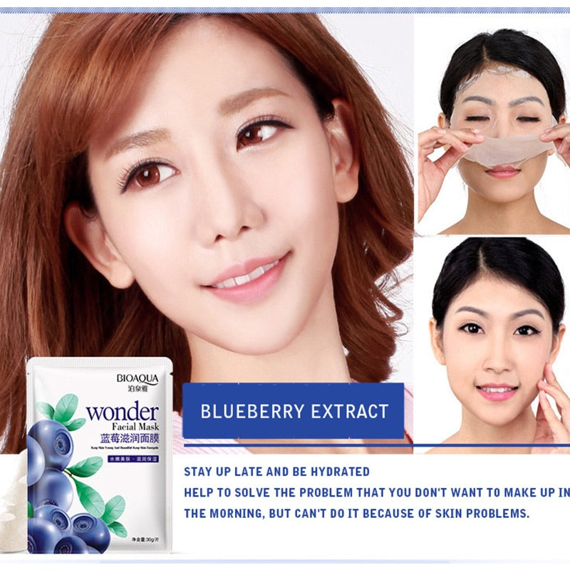 Skin Care Natural Fruit Plant Facial Mask Moisturizing / Oil-Control - Fruit Face Mask  / FREE shipping