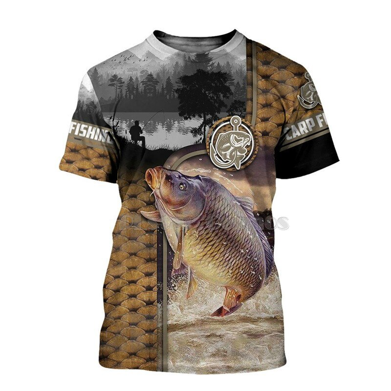 Women / Men 3d Fish designs comfortable short sleeve t shirt top / FREE Shipping