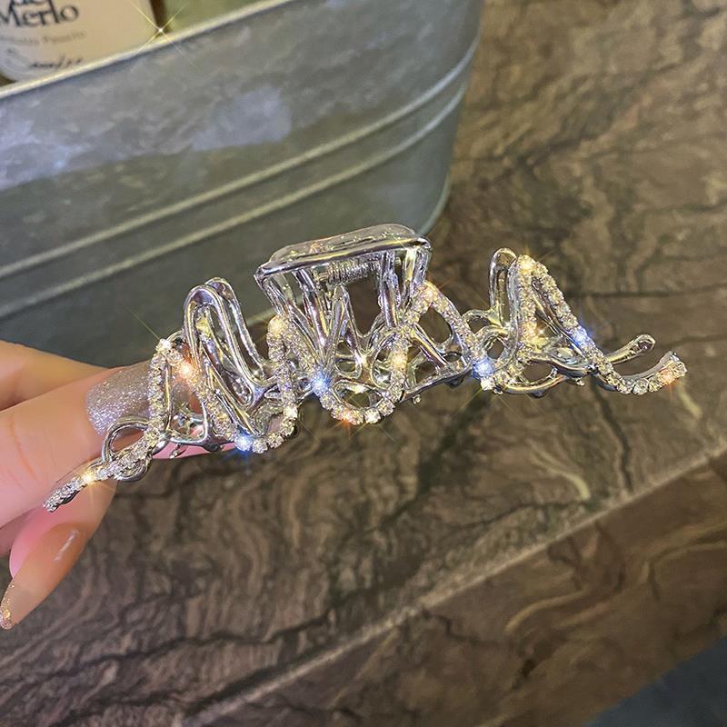 AWAYTR custom Rhinestone Metal Hair Claw Crab Clip / Free Shipping