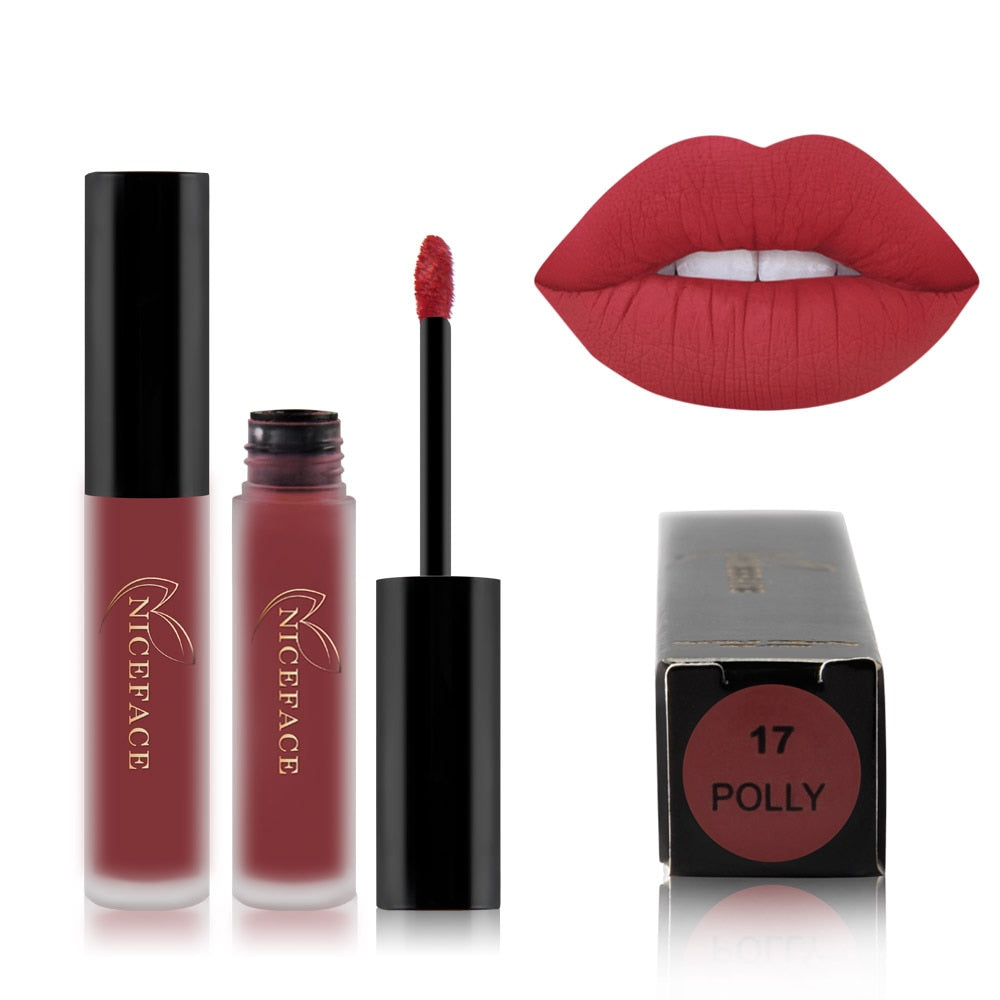 Best Lip Gloss/ Lipstick 25 Colors Waterproof Matte Lip Gloss Liquid / Buy 6 get 1 FREE / Enter Code 1G3G7SQNGXFP /  FREE Shipping