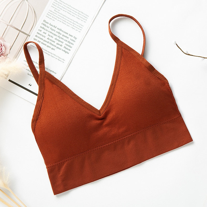 Ladies sexy Sport  Tube  Top  Streetwear Seamless Tee Bra /  enter Discount Code NMN8K5YN3XE0  BUY  4 get 1 FREE / FREE  Shipping