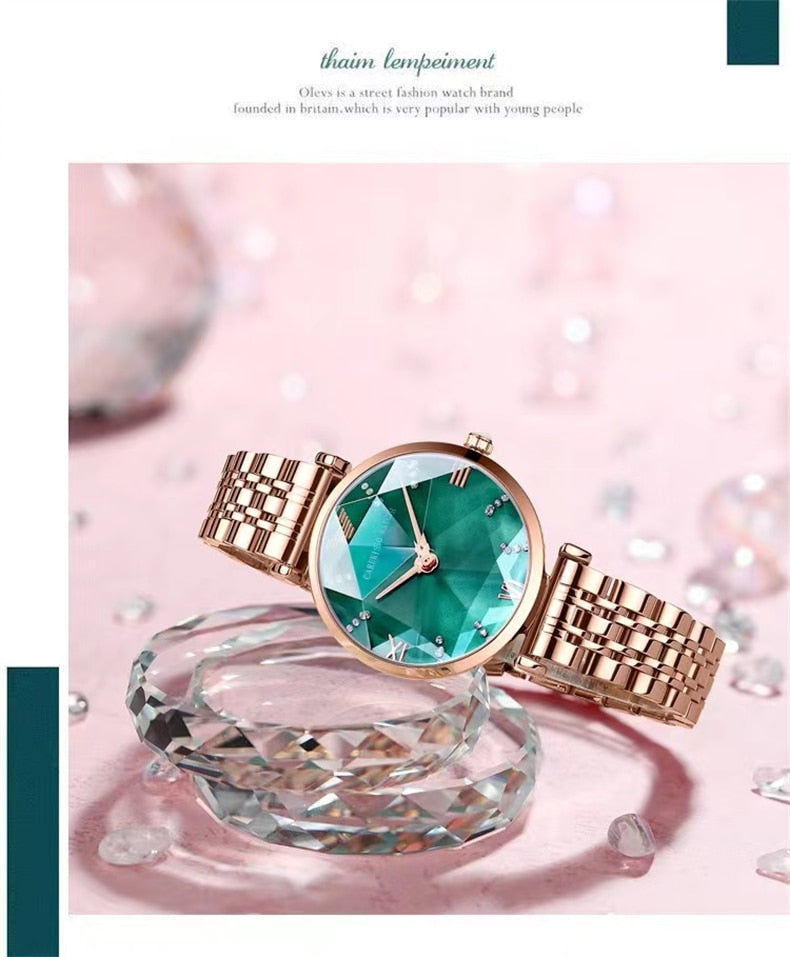POEDAGAR 9313 Elegant Ladies Watch with sparkling Diamonds-luminous/FREE Shipping