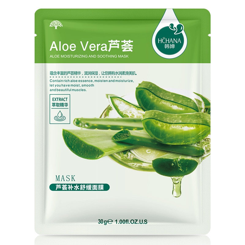 Skin Care Natural Fruit Plant Facial Mask Moisturizing / Oil-Control - Fruit Face Mask  / FREE shipping