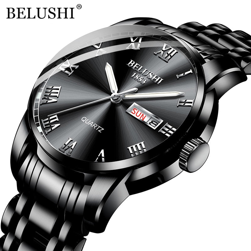 BELUSHI Top Brand Luxury Men's Watch, Luminous/ FREE Shipping - tracking available