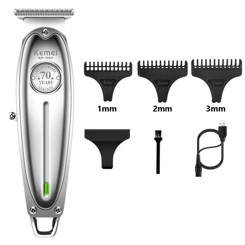 Kemei Professional  Mombo Kit  KM-1986, KM-1949, KM-1102  3-piece Combo set USB Charger / Trimmer, Cutter, electric shaver for men /  FREE Shipping