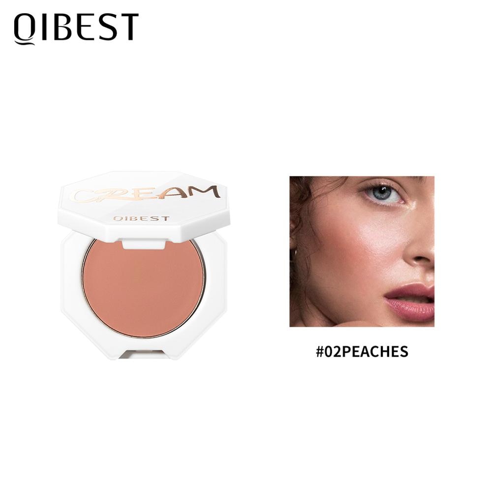 QIBEST Face Blush Peach Cream Makeup Cosmetics  / FREE Shipping