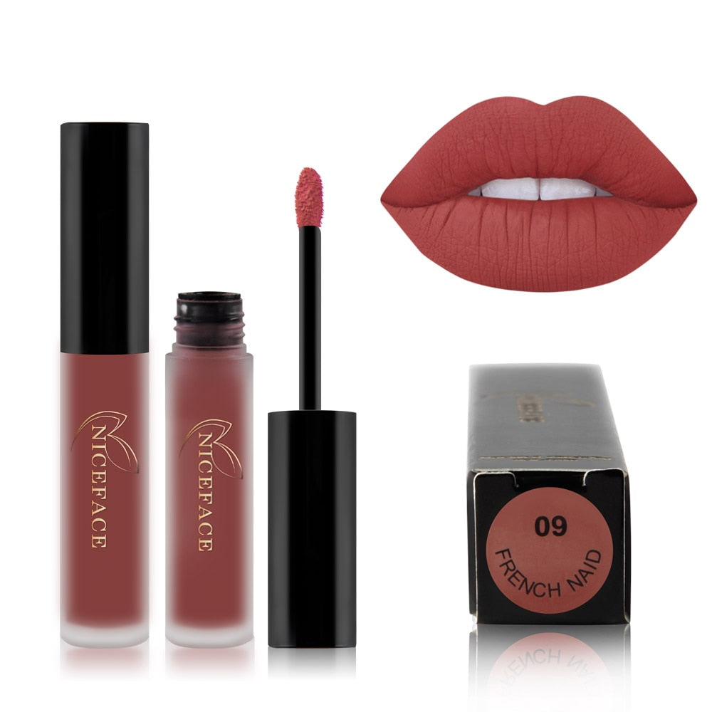 Best Lip Gloss/ Lipstick 25 Colors Waterproof Matte Lip Gloss Liquid / Buy 6 get 1 FREE / Enter Code 1G3G7SQNGXFP /  FREE Shipping