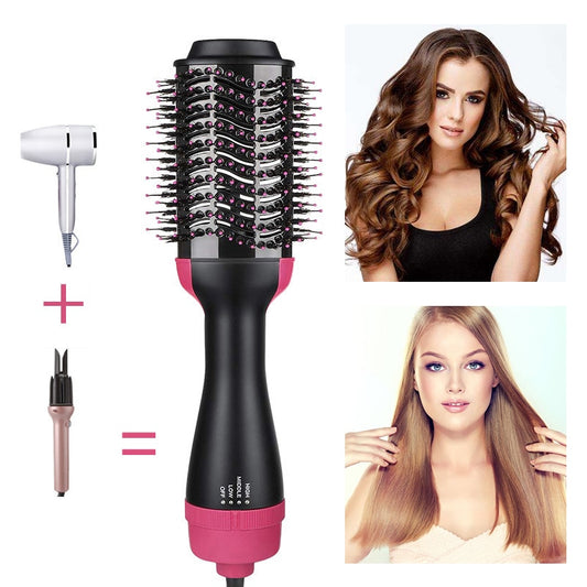One Step Hot Air Brush Household Hair Dryer Brush &amp; Volumizer Hair Curler Straightener Salon Hair Styling Tools