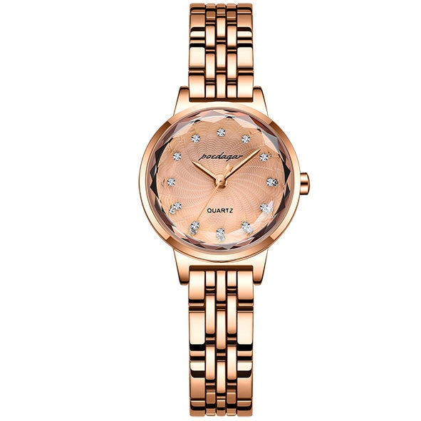 POEDAGAR Elegant  Ladies Quartz Watch  / Rose Gold Stainless Steel /  Waterproof , enter Discount Code QRX0YP9S16Q6  Buy 1 get 1 FREE / FREE Shipping