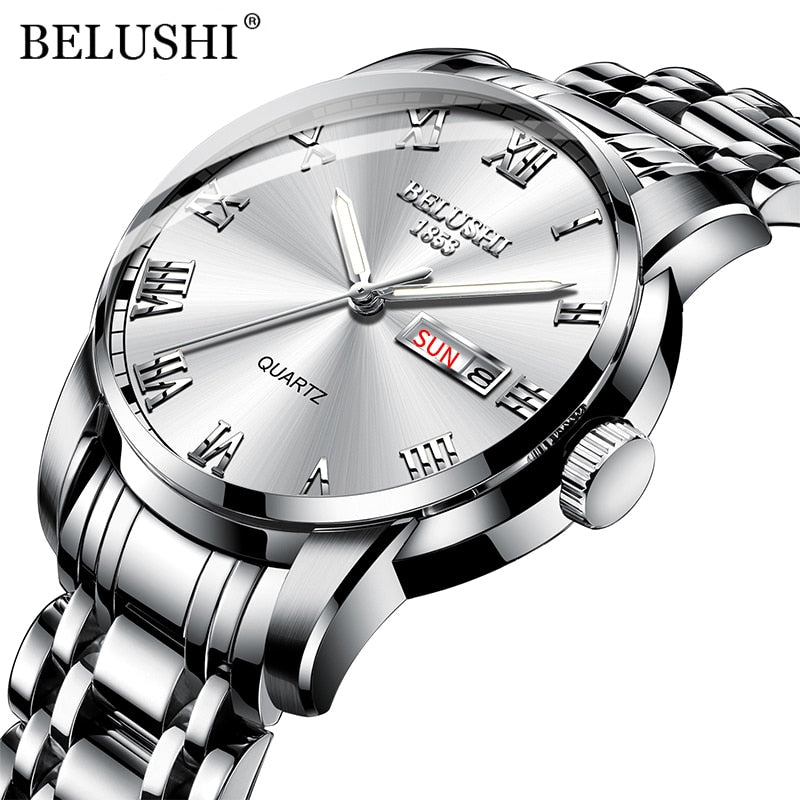 BELUSHI Top Brand Luxury Men's Watch, Luminous/ FREE Shipping - tracking available