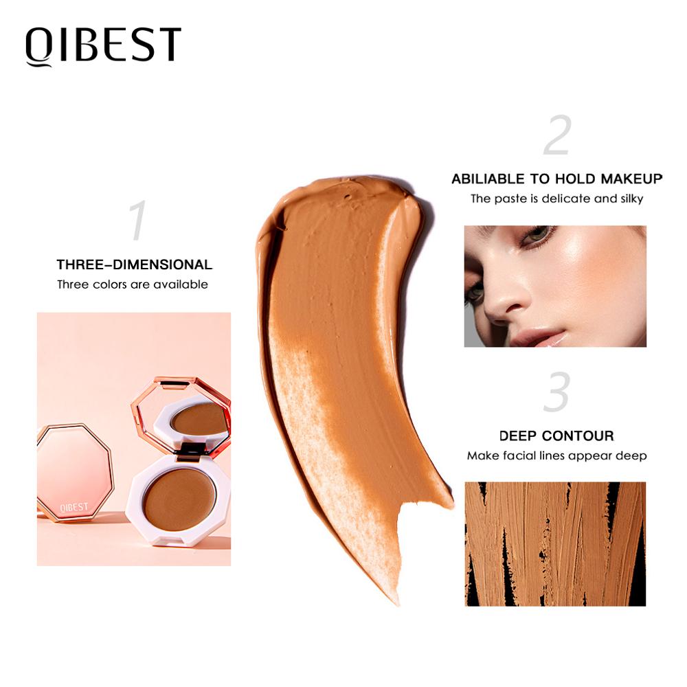 QIBEST Face Makeup Bronzer Palette Silky Cream / Buy 4 get 1 FREE enter Discount Code CVECF182N19G  / FREE Shipping