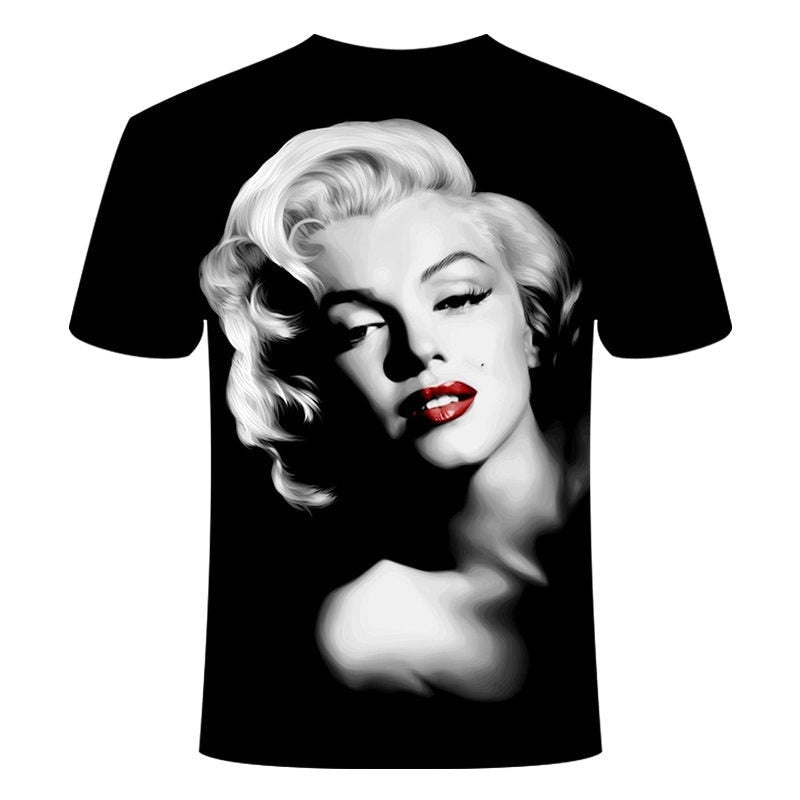 Men / Ladies t-shirt prints Marilyn Monroe with other beautiful  prints / FREE shipping