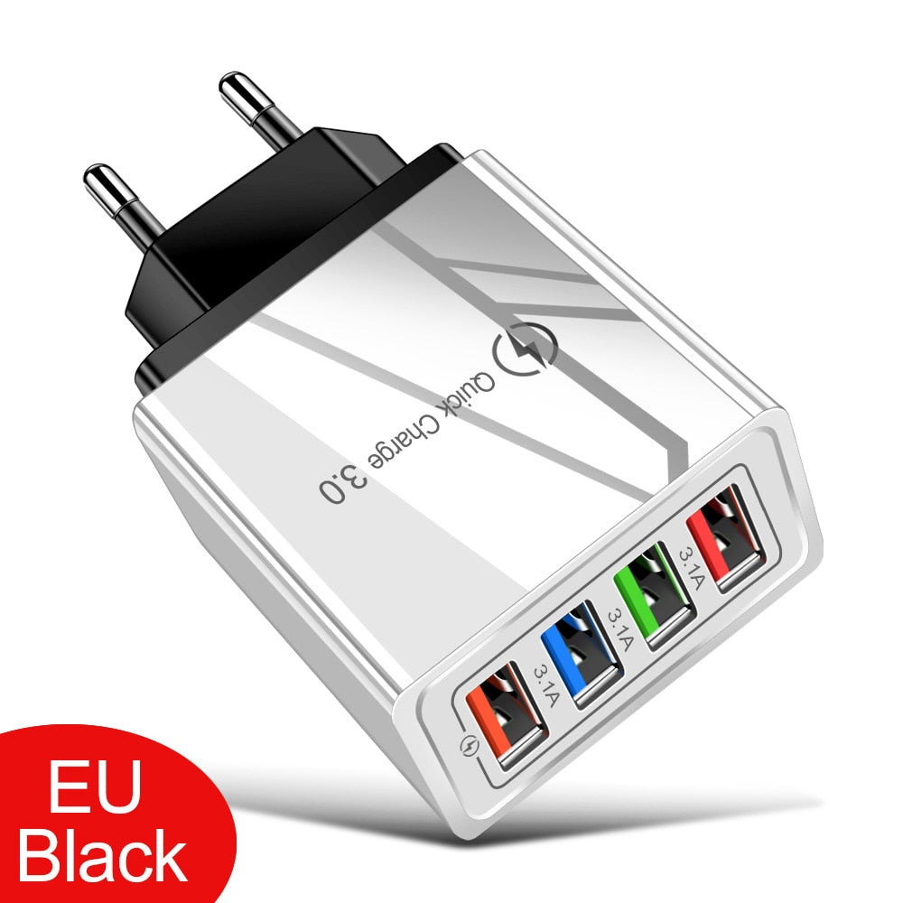 USB QC Wall Plug Quick Charger 3.0 For iPhone 12 Pro-Max Tablet / Buy 25 get 10 FREE / Enter Code  5M6TST0TF4FN /  Shipping