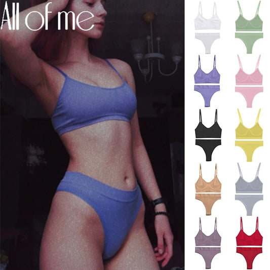 Ladies  Bra Set Sexy Lingerie Female panties /  Bra Tops stretchable  / enter Discount Code  WGA1H5VR01SA   Buy 5  get 1 FREE  /  FREE Shipping