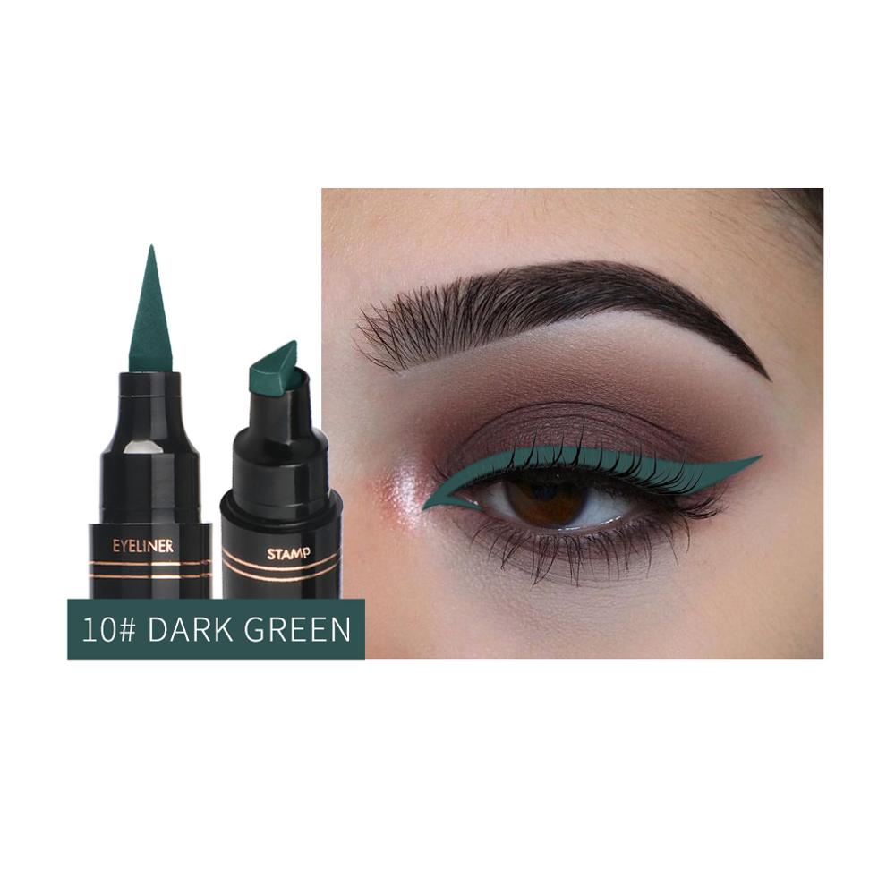 QIBEST multi-color  Eyeliner  Pen Waterproof Fast Dry Double-ended / FREE shipping
