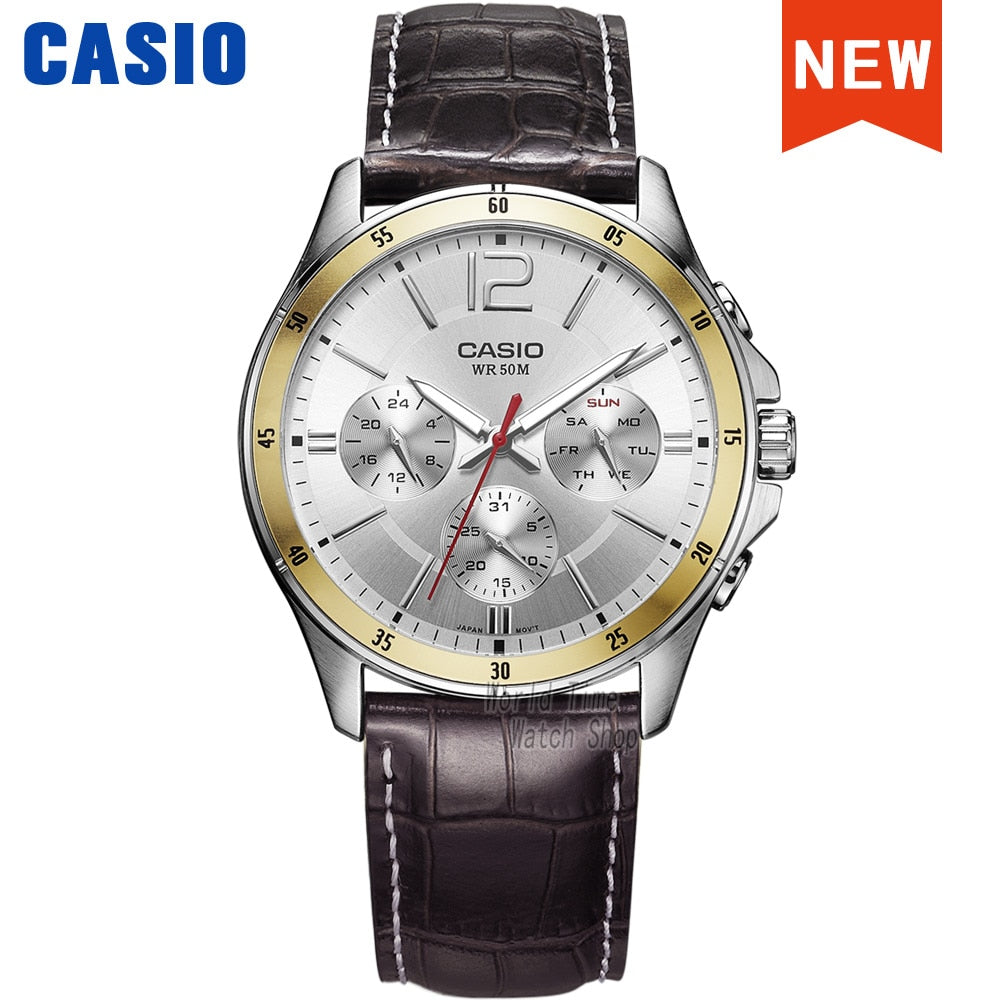 Men's Casio Luxury wrist watch Top brand luxury 50m Waterproof / FREE Shipping