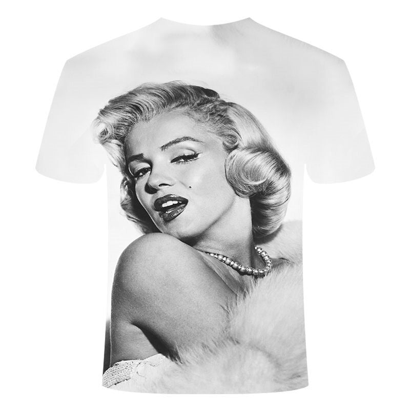 Men / Ladies t-shirt prints Marilyn Monroe with other beautiful  prints / FREE shipping